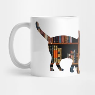 Book Cat Mug